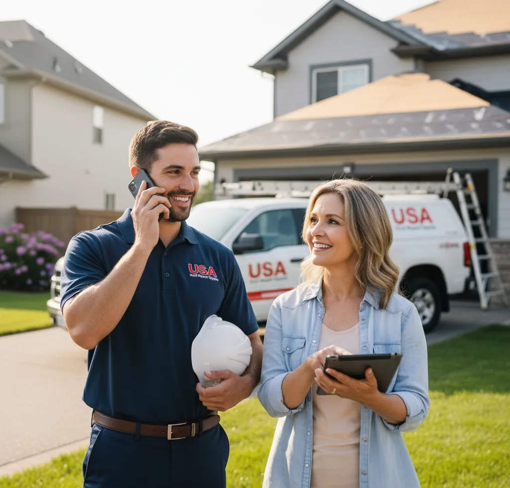 USA Roof Repair Experts customer support in Topeka